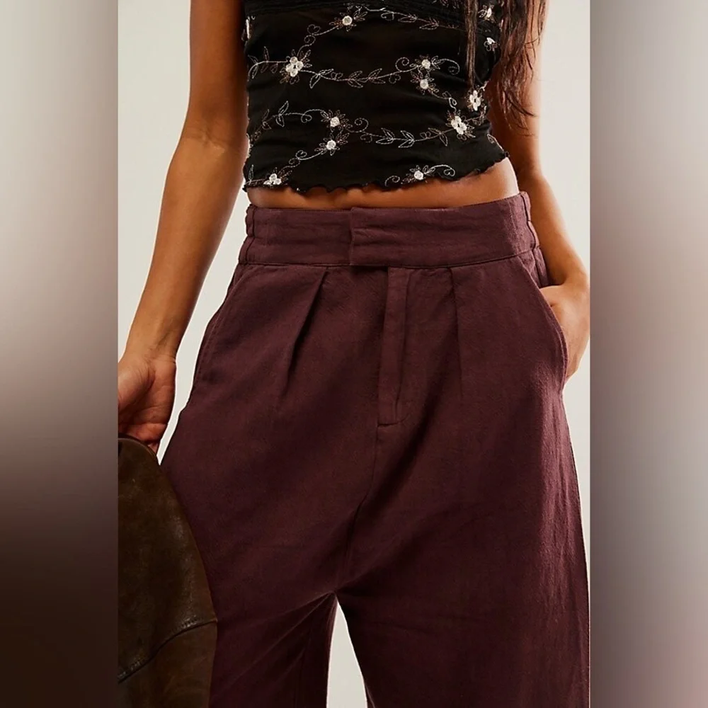 Free people Cool Harbor Wide-Leg Pants - Picture 4 of 5